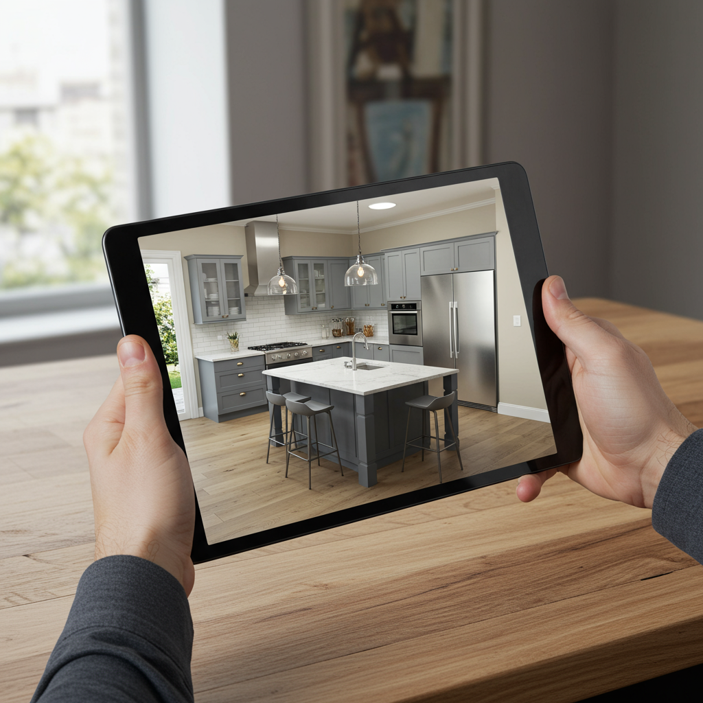 XR Kitchen interactive 3D interior design planner