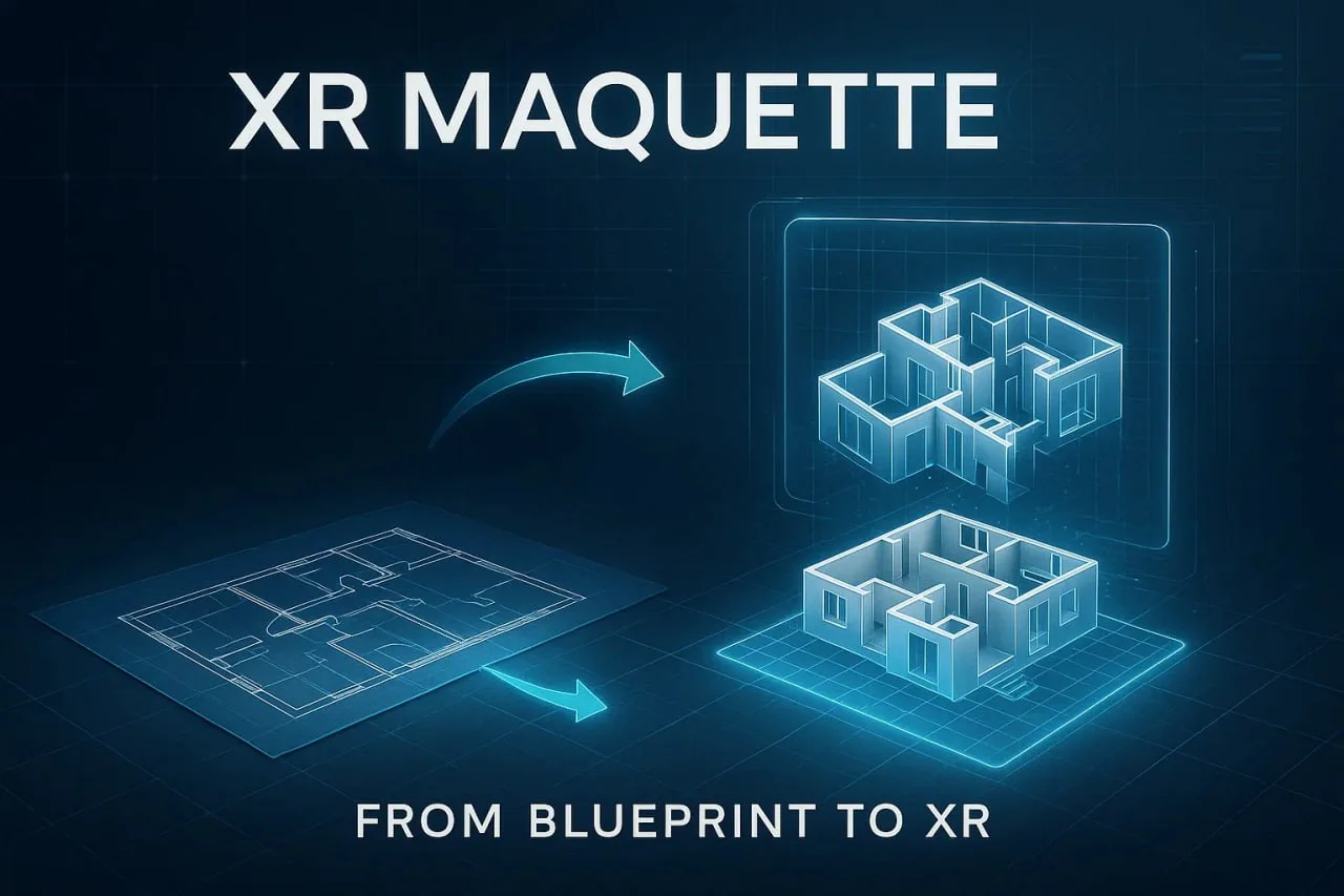 The XR Maquette interactive 3D architectural model viewer